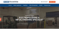 Desktop Screenshot of ableelectropolishing.com